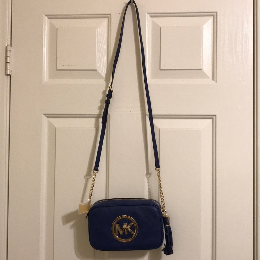 Authentic Sapphire Michael Kors crossbody purse